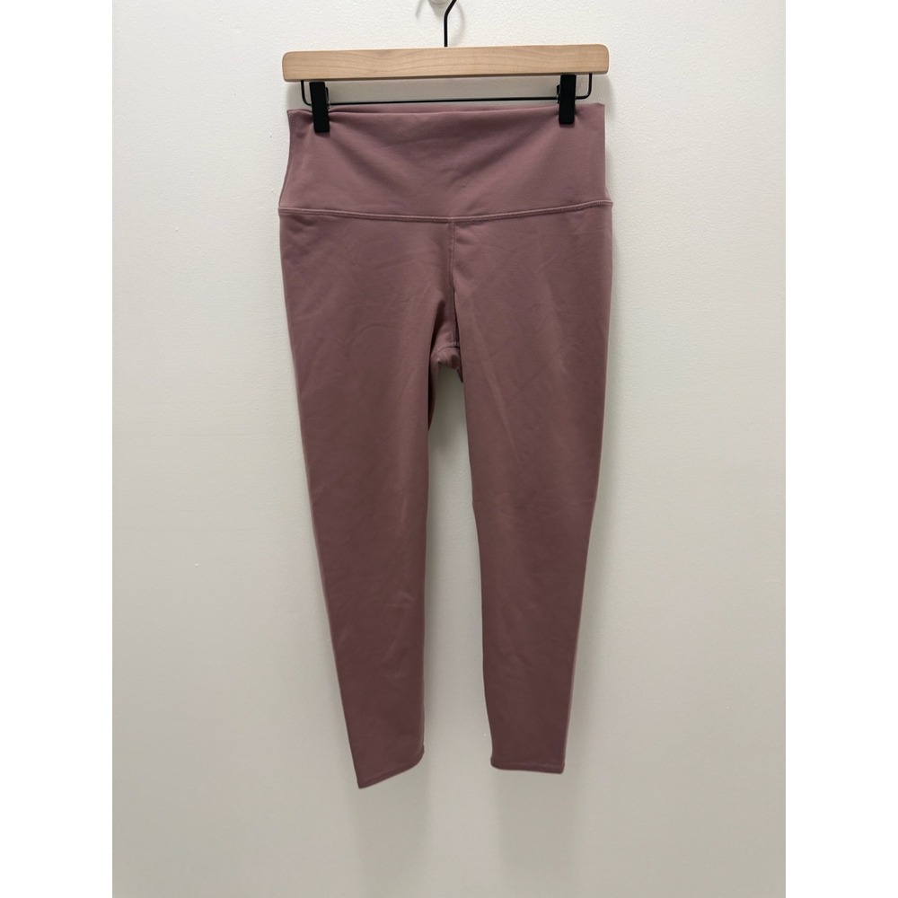 Alo Yoga High Waist Airbrush Leggings Dusty Mauve Purple Women Size L Large